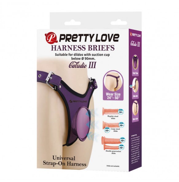 Pretty Love - Caludio III Strap-on Harness Briefs (Dildo Sold Separately) Pretty Love - Caludio III Strap-on Harness Briefs (Dildo Sold Separately)